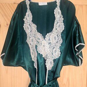 Vintage VAL MODE LINGERIE  Night Gown and Robe size L